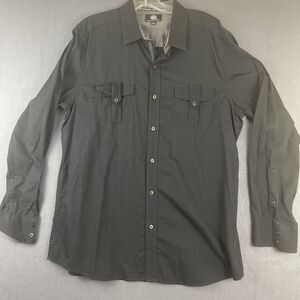 Black Rock & Republic Black Button Shirt Sz Xl